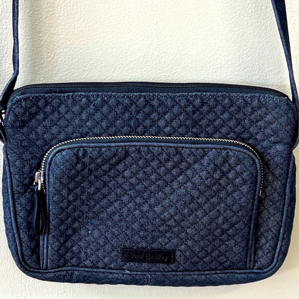 Vera Bradley hipster crossbody purse blue
